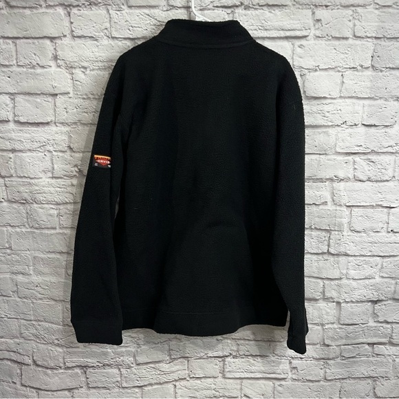 Orvis mens XL fleece full zip up jacket navy nwt pockets - Picture 6 of 8